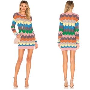 Lovers & Friends You Rock Rainbow Knit Dress